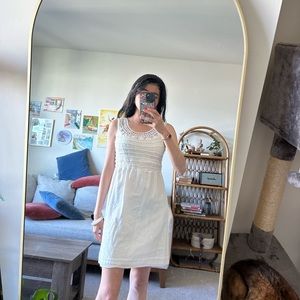 White dress so cute